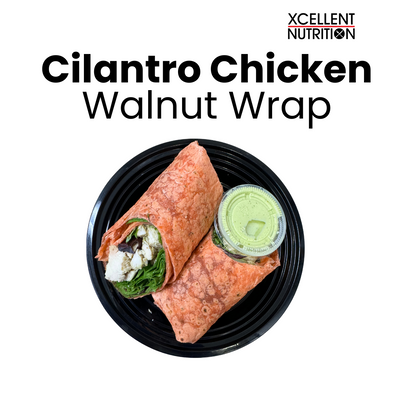 Cilantro Chicken Walnut Wrap