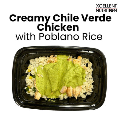 Creamy Chile Verde Chicken With Poblano Rice