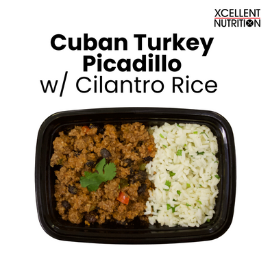 Cuban Turkey Picadillo with Cilantro Rice